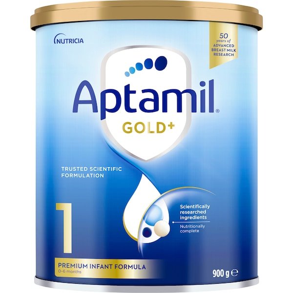 Aptamil Gold+ 1 Baby Infant Formula From Birth To 6 Months 900g